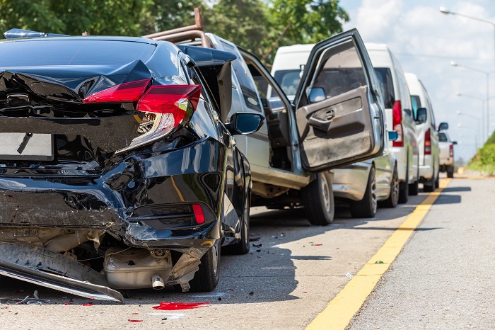 5 Car Pile-Up