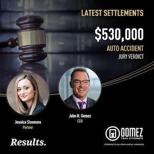 $530,000 verdict