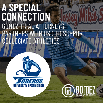 Gomez Trial Attorneys to sponsor Toreros athletics